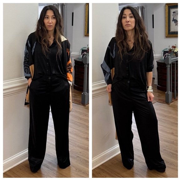 Fabulous Chic Wide Leg Pants and Top Set - Picture 4 of 4